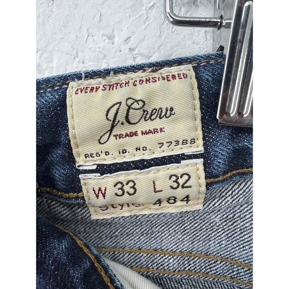J. Crew 484 Slim Fit Stretch Jeans Medium Wash Men's Size 33/32 - Picture 4 of 12